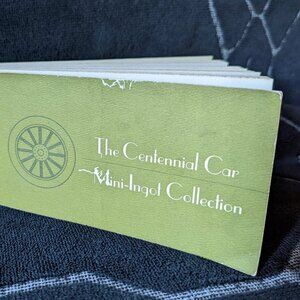 Vintage Handbook – The Franklin Mint – The Centennial Car Mini Ingot Collection